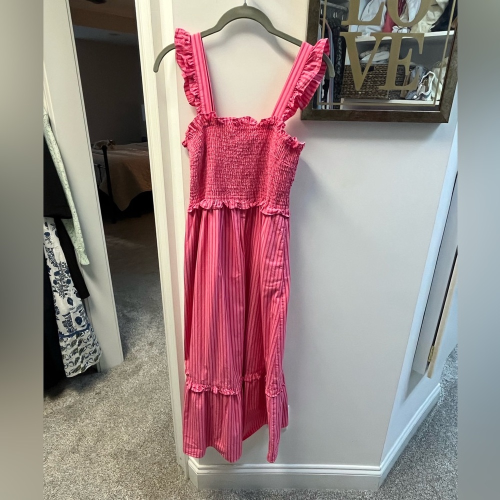 Draper James Sleeveless Ruffle Dress